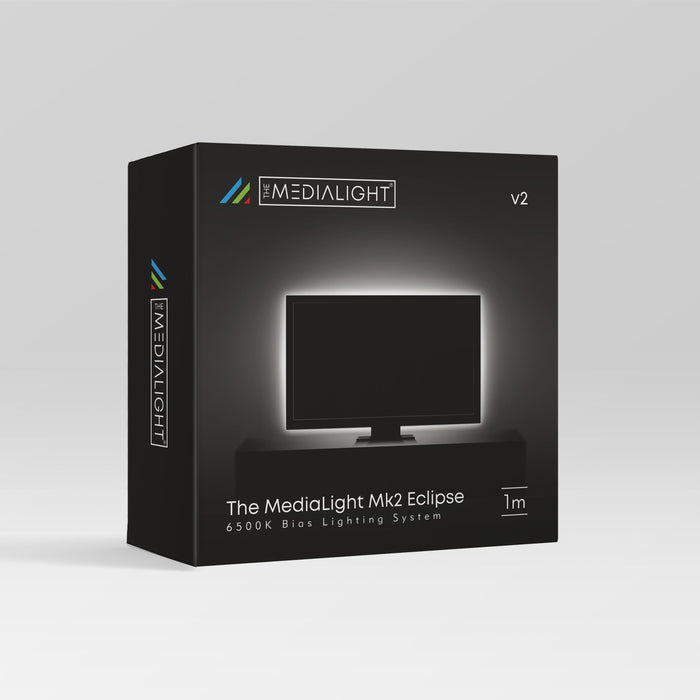 MediaLight Mk2 v2 Eclipse (2024 New Version) For Computer Displays