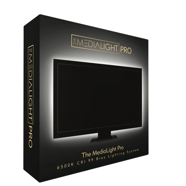 The MediaLight Pro 6500K CRI 99 Ra Bias Lighting System - Bias Lighting 