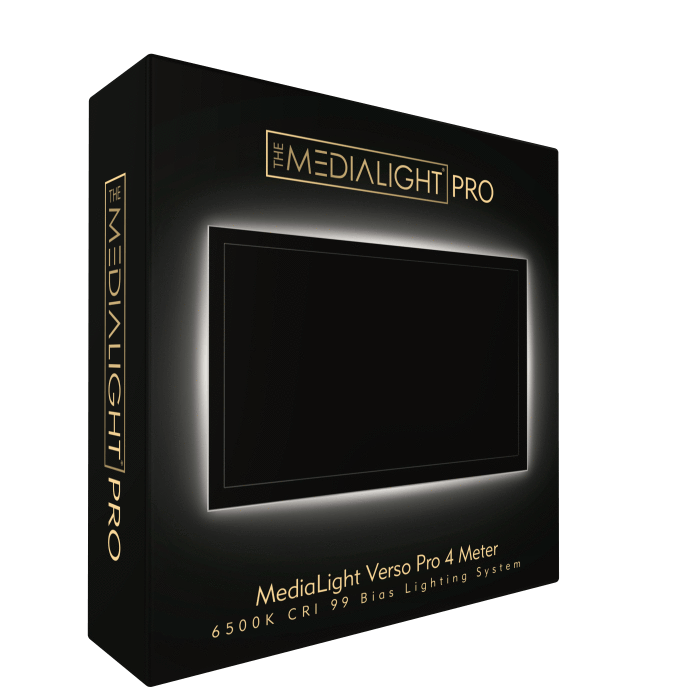 The MediaLight Pro 6500K CRI 99 Ra Bias Lighting System - Bias Lighting 